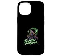 Syntax Sorcerer Coding Wizard Funny Programmer Carcasa para iPhone 15