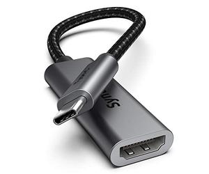 Syntech Adaptador USB C a HDMI 4K, Adaptador Thunderbolt 3 a HDMI, compatible con MacBook Pro 2020 MacBook Air 2022 iPad Mini 6/Pro/Air 2021 iMac 2021 Surface Pro 8/X Go Studio Galaxy Dell y más