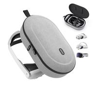 Syntech Funda de Transporte rígida, Estuche Protector Compatible con Meta Quest 3S/Quest3/Oculus Quest2/VP/Pico4 con Auriculares de VR Correa Elite, mandos táctiles y Otros Accesorios