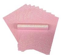 Syntego A4 grueso suave al tacto brillante papel sin pérdida, 150 g/m²/40 lb 10 hojas (rosa pálido)
