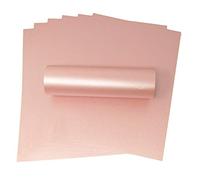 Syntego A4 Rose Saumon Irisé Sparkle Carte Carte de qualité 300 g/m² pour travaux manuels Fabrication de Cartes