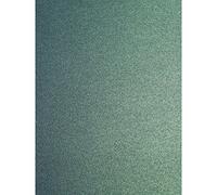 Syntego Cartulina con brillo nacarado, cartulina decorativa, doble cara, verde jardinero, 290gsm, navidad A4x10, 210 × 297mm