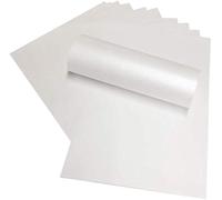 Syntego Nacarado brillante, A4 nacarado a doble cara, Blanco, cartulina de 290gsm x 10 hojas