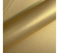 Syntego Papel nacarado, doble cara, apto para impresoras de inyección de tinta y láser, oro real, 120gsm, A4x100, 210 × 297mm