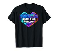 Synth Music Producer Analog Heart Digital Soul Camiseta