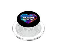 Synth Music Producer Analog Heart Digital Soul PopSockets PopGrip para MagSafe