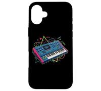 Synth-Pop música-New-Wave Dark-Wave 90s Sintetizador Carcasa para iPhone 16 Plus