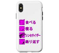 Synth-Pop música-New-Wave, Repeats Japanese Sintetizador Carcasa para iPhone X/XS