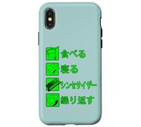 Synth-Pop música-New-Wave, Repeats Japanese Sintetizador Carcasa para iPhone X/XS