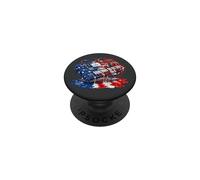 Synth-Pop música-New-Wave USA Drip-Painting-Art Sintetizador PopSockets PopGrip Adhesivo