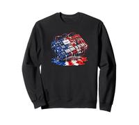 Synth-Pop música-New-Wave USA Drip-Painting-Art Sintetizador Sudadera