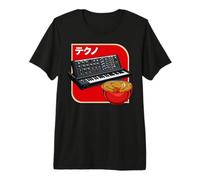 Synth Synthesizer Japón Fans Fideos Ramen Música Japonesa Camiseta Premium