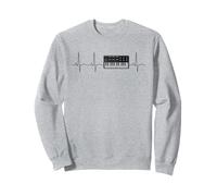 Synthesizer Synth Techno Analógico Digital Música Sudadera