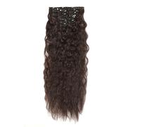 Synthetic Curly Clip In Hair Extensions Natural Hairpieces In 7 Pcs Full Head Organic In(S)