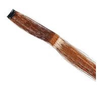 Synthetic Glitter Clip On In Hair Extensions Colored Shiny Sparkle Extension In Fake Hairpieces Fairy Tinsel Kit(Coffee)