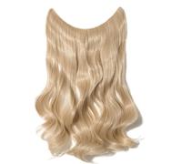 Synthetic Invisible No Clips In Hair Extensions Secret Fish Line Hairpieces Fake For Women(Color-1)