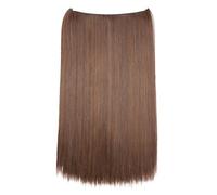 Synthetic Invisible No Clips In Hair Extensions Secret Fish Line Hairpieces Fake For Women(Color 2)