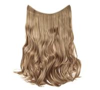 Synthetic Invisible No Clips In Hair Extensions Secret Fish Line Hairpieces Fake For Women(Color 22)