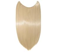 Synthetic Invisible No Clips In Hair Extensions Secret Fish Line Hairpieces Fake For Women(Color 3)