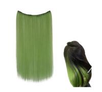 Synthetic Long Straight Clip In One Piece Hair Extension 4 Clips Inner Layer Hidden Color Wig(EX105-20-15C)