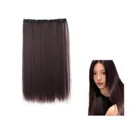Synthetic Long Straight Clip In One Piece Hair Extension 4 Clips Inner Layer Hidden Color Wig(EX105-20-2-33)