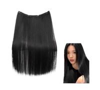 Synthetic Long Straight Clip In One Piece Hair Extension 4 Clips Inner Layer Hidden Color Wig(EX105-20-2)