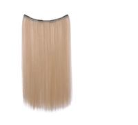 Synthetic Long Straight Clip In One Piece Hair Extension 4 Clips Inner Layer Hidden Color Wig(EX105-20-15)