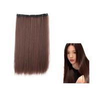 Synthetic Long Straight Clip In One Piece Hair Extension 4 Clips Inner Layer Hidden Color Wig(EX105-20-2-30)