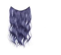 Synthetic Long Straight Clip In One Piece Hair Extension 4 Clips Inner Layer Hidden Color Wig(EX117-20-YHL)