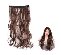 Synthetic Long Straight Clip In One Piece Hair Extension 4 Clips Inner Layer Hidden Color Wig(EX117-20-2-30)
