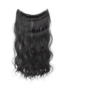 Synthetic Long Straight Clip In One Piece Hair Extension 4 Clips Inner Layer Hidden Color Wig(EX117-20-2)
