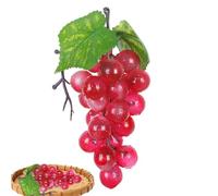 Synthetic Produce Arrangement - Imitation Grapes, Lifelike Fruit for Wedding Reception, Artificial Banquet Display with Visual Appeal, Event Styling, Faux Bunch for Restaurant Table and Gathering