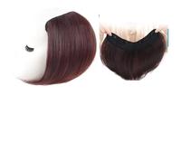 Synthetic Short Hair Pieces Invisible Clip In Pad High In Extension Fluffy Natural Wig For Women(Color 18)