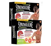 SyntholKiné - Parche calefactor de gran formato especial para espalda - Juego de 2 cajas de 4 parches