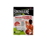 Syntholkiné - Parches flexibles multizonas para el dolor muscular - 1 caja de 4 parches - EG LABO