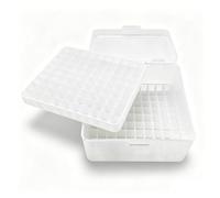 SYNTHORA Caja de almacenamiento de dardos de espuma compatible con dardos cortos Nerf Elite, gran capacidad, 100 Elite o 200 dardos cortos, organizador de 2 bandejas para munición de pistola de espuma