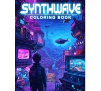 Synthwave Coloring Book: Retro Future Coloring Pages Featuring Neon Cityscapes, Electric Lights and Aesthetic Night Scenes for Adults to Relax and Be Creative