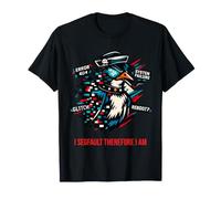 Synthwave Desarrollador Linux Kernel Cyber Vibe Camiseta