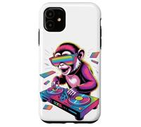 Synthwave Mono Capuchino DJ Gafas de Sol Carcasa para iPhone 11