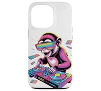 Synthwave Mono Capuchino DJ Gafas de Sol Carcasa para iPhone 13 Pro