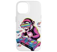 Synthwave Mono Capuchino DJ Gafas de Sol Carcasa para iPhone 14