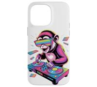 Synthwave Mono Capuchino DJ Gafas de Sol Carcasa para iPhone 14 Pro MAX