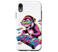 Synthwave Mono Capuchino DJ Gafas de Sol Carcasa para iPhone XR