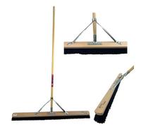 Synx Tools Barredora de sala 100cm Crin - Escoba blanda - Barredora de la habitación - Barredora de la escoba - Limpieza de barredoras - Escoba interior - Escoba suave con acero de 160 cm