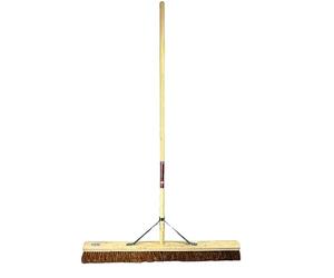 Synx Tools Barredora de Sala/Escobas - Escoba Suave 90 cm - Completo con vástago de 160cm - Pelo de Coco - Extra Ancho - Escoba Interior Escobas Blandas