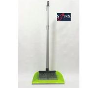 Synx Tools Stoffer & Lata Maria Green Set - Set de hojalata - Stoffer y estaño Modelo Abierto con Tallos Largos - Escoba - Lata de Mango Largo