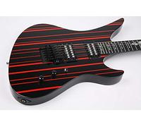 Synyster Stripes Stickers Vinyl From Body For The Guitar & Bass (rojo)