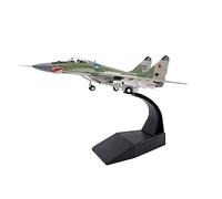 SYOEUR 1:100 Apto para MIG-29 Modelo Avión Simulación Metal Fundido A Presión Escala Colección Aviones Kit de Juego de Pasatiempo