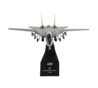 SYOEUR 1:100 Juguete en Miniatura Fundido a presión Flanker Jet Fighter para avión de la Fuerza Aérea para colección F-14/F-15/F/A-18F Playkits(US F14)