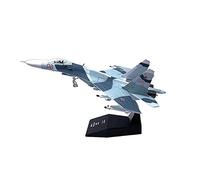 SYOEUR 1/100 para SU-35 de Combate Ruso, Modelo a Escala de Metal Fundido a presión, avión Militar Terminado Playkits(B)